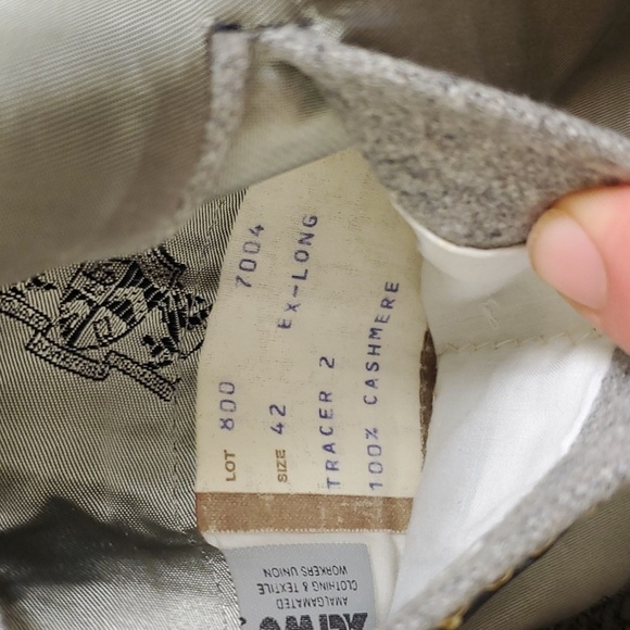 True vintage LEBOW Boyd's Philadelphia mens 100% cashmere blazer size 42 - Picture 9 of 16